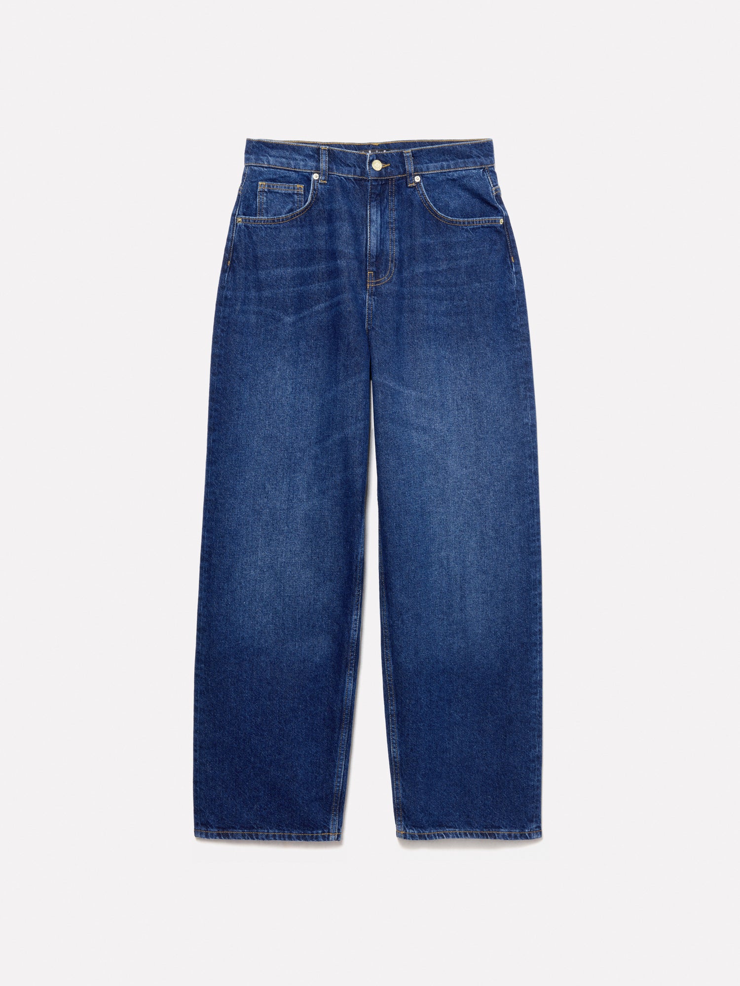 Jeans baggy fit blu da donna blu scuro | Sisley Outlet