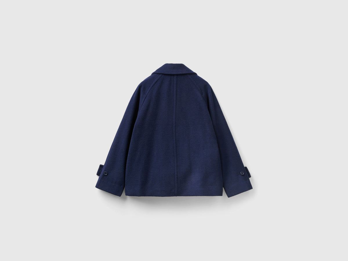 Cappotto corto doppiopetto