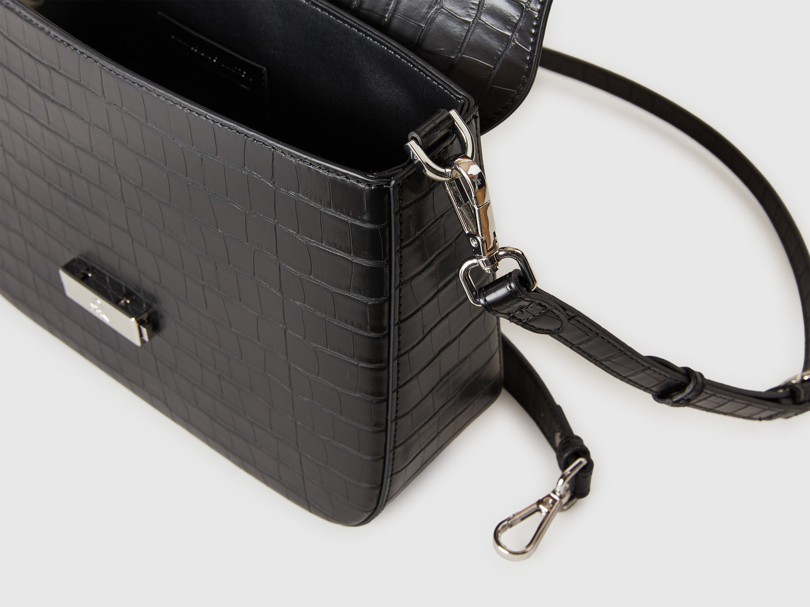 Be Bag grande con stampa cocco da donna nero 3 | Benetton Outlet