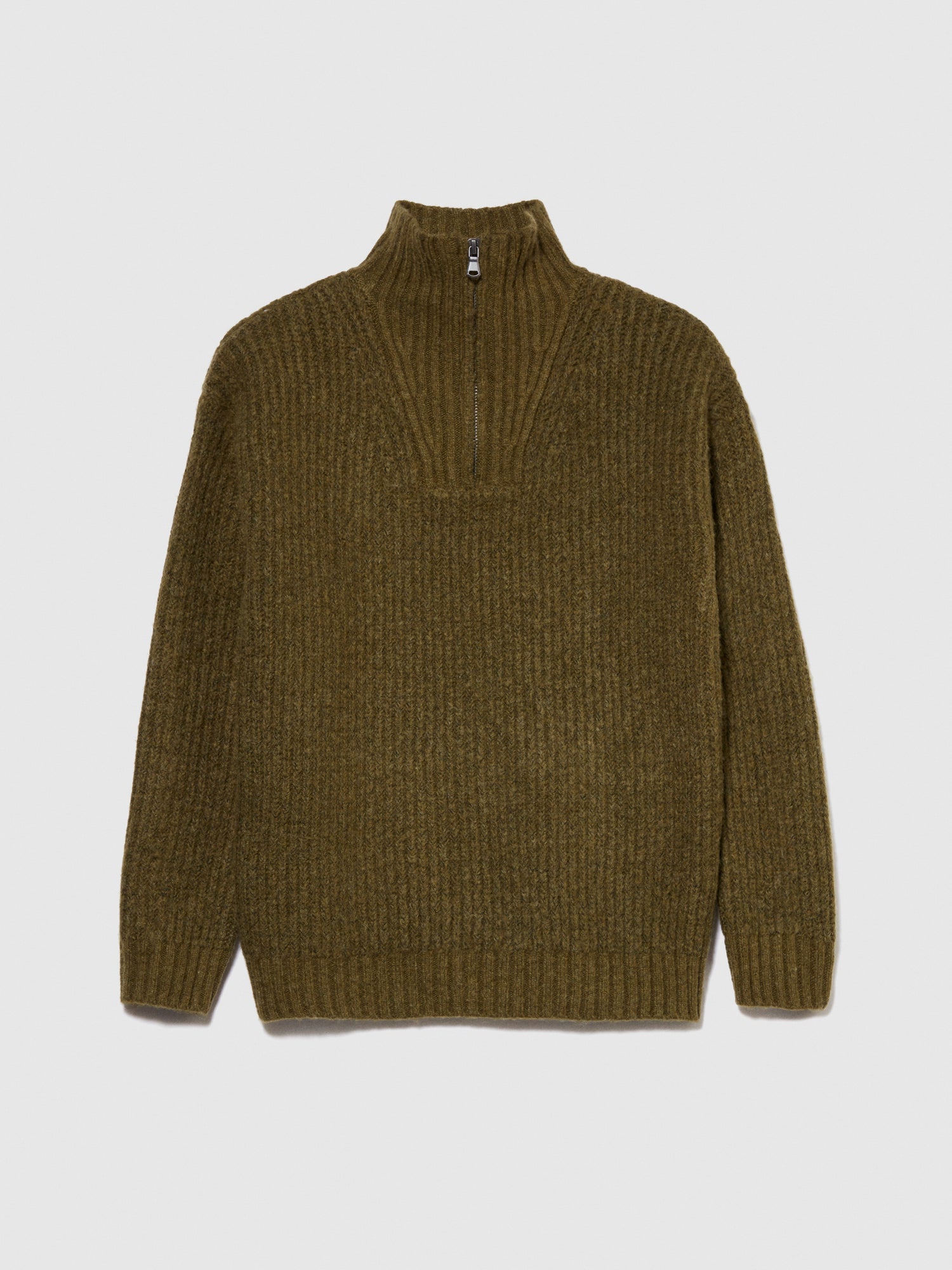 Maglione con collo alto da bambino verde militare | Sisley young Outlet