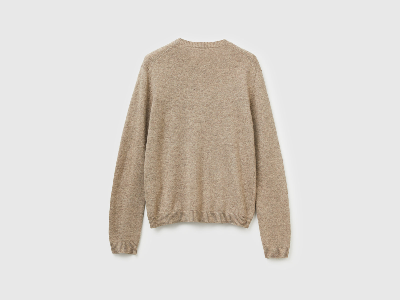 Cardigan in misto lana e cashmere da donna beige 2 | Benetton Outlet