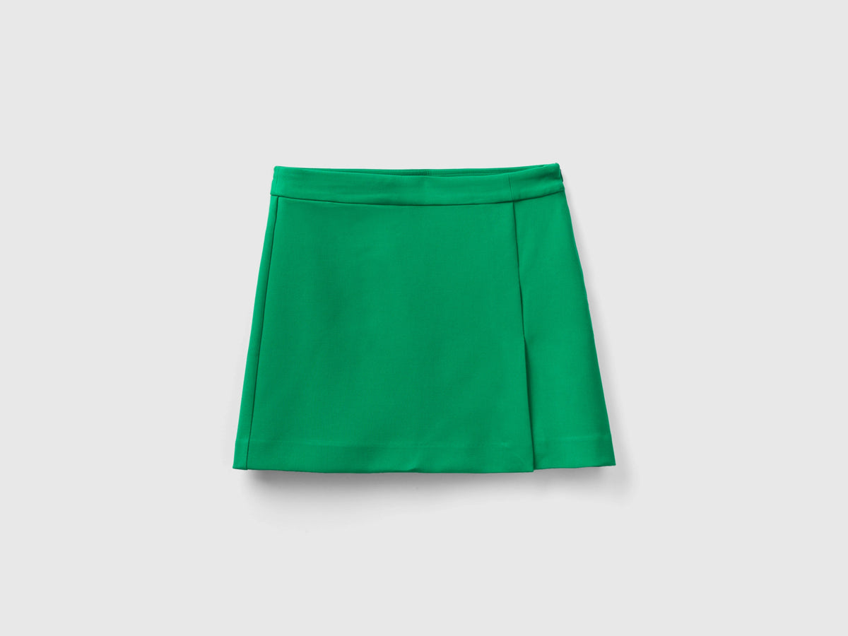 Minigonna con zip laterale