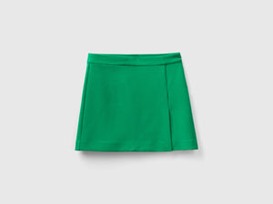 Minigonna con zip laterale
