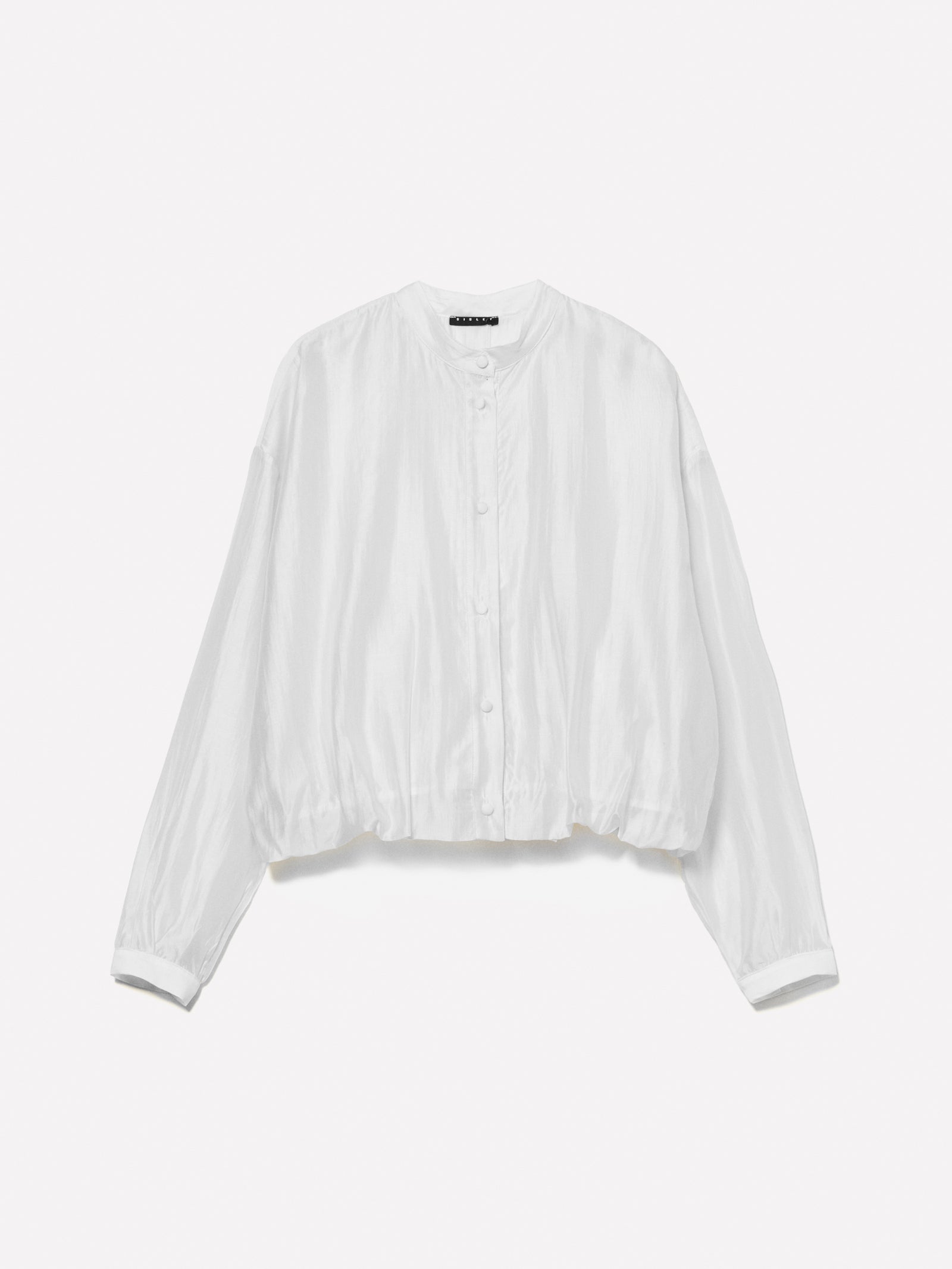 Camicia con fiocco da donna bianco panna | Sisley Outlet