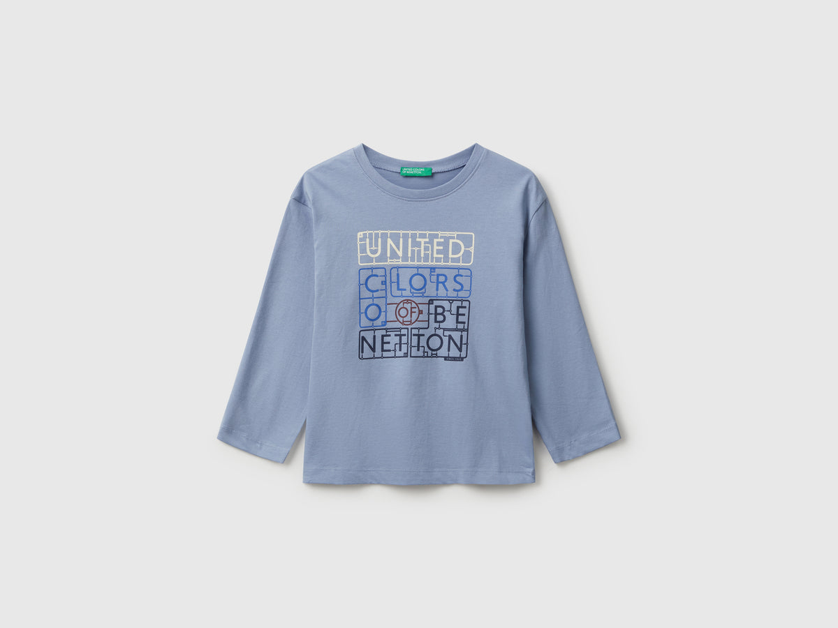 T-shirt con stampa logo
