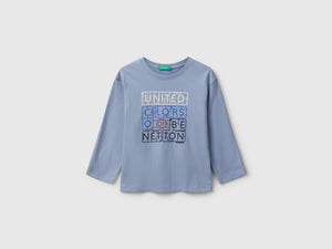 T-shirt con stampa logo