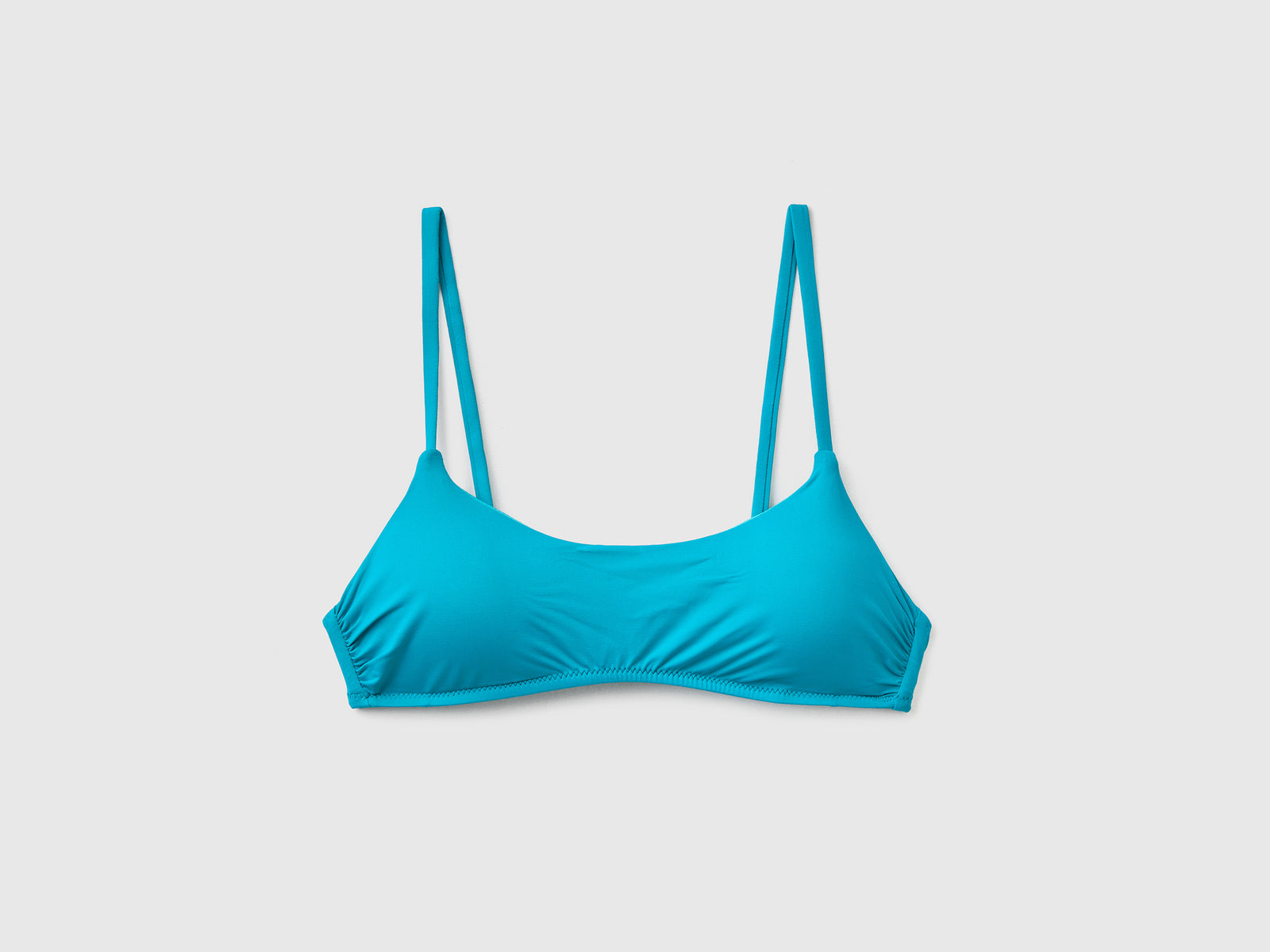 Brassiere costume in ECONYL® da donna turchese | Benetton Outlet