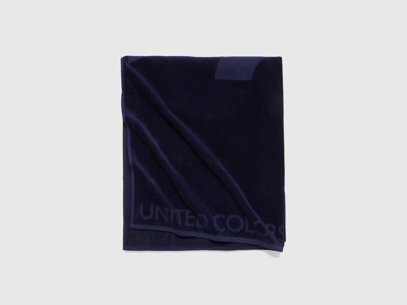 Telo mare in spugna da uomo blu scuro 3 | Benetton Outlet