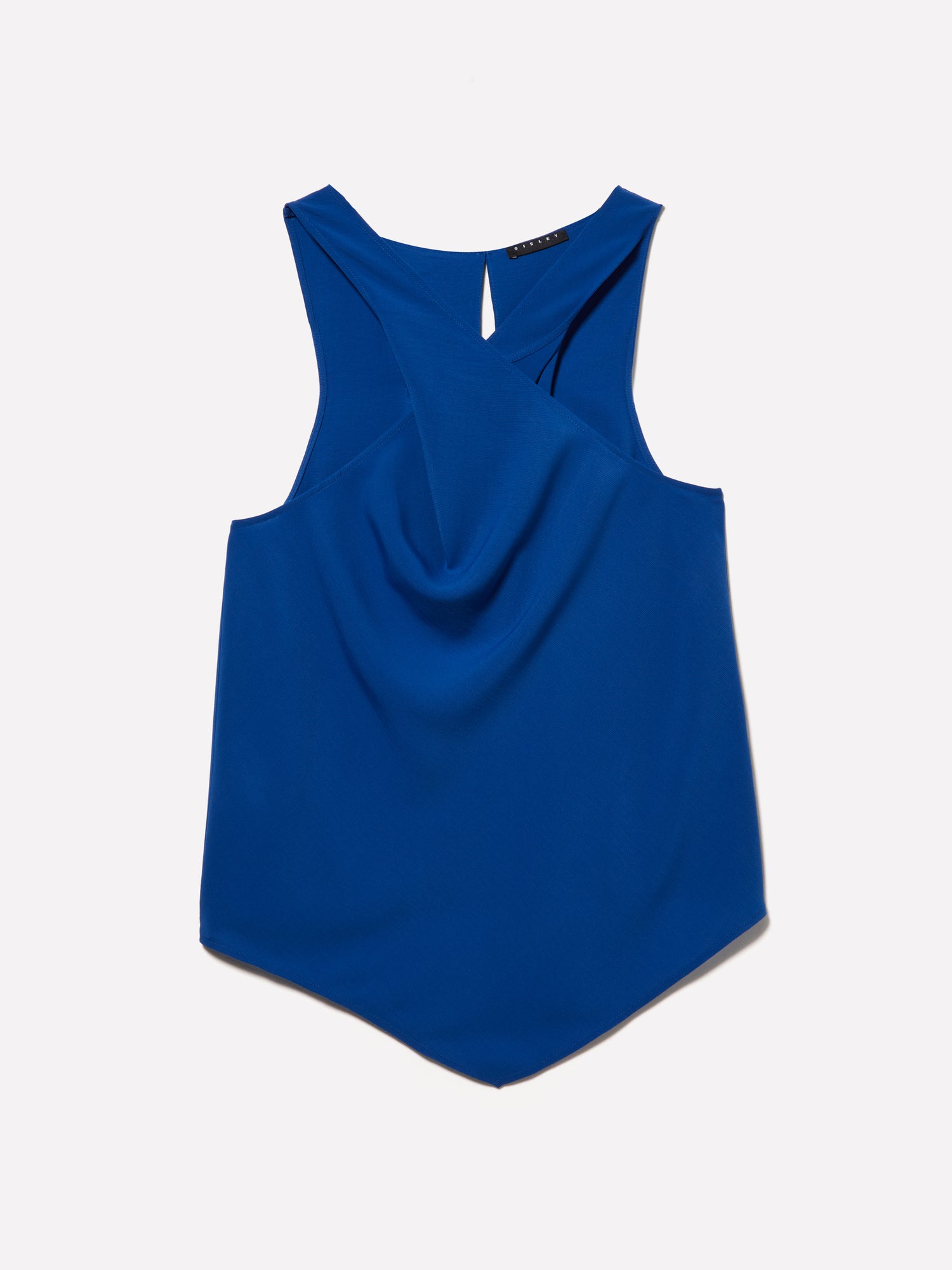 Top blu con scollo twisted da donna blu scuro | Sisley Outlet