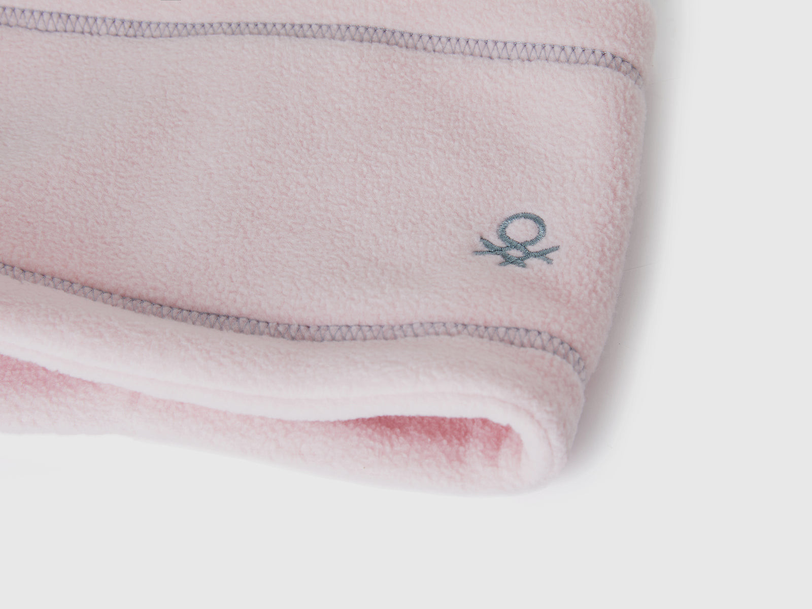 Scaldacollo in pile da bimbo rosa tenue 3 | Benetton Outlet