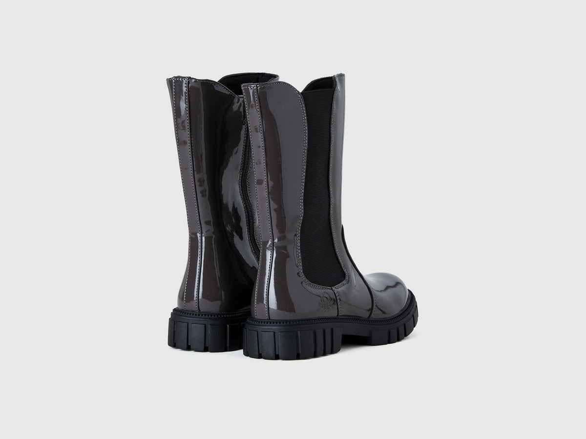 Stivali in tessuto spalmato