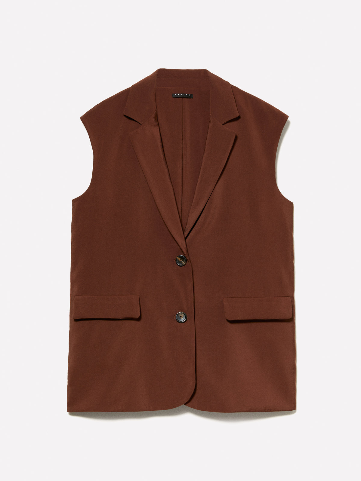 Gilet effetto stropicciato