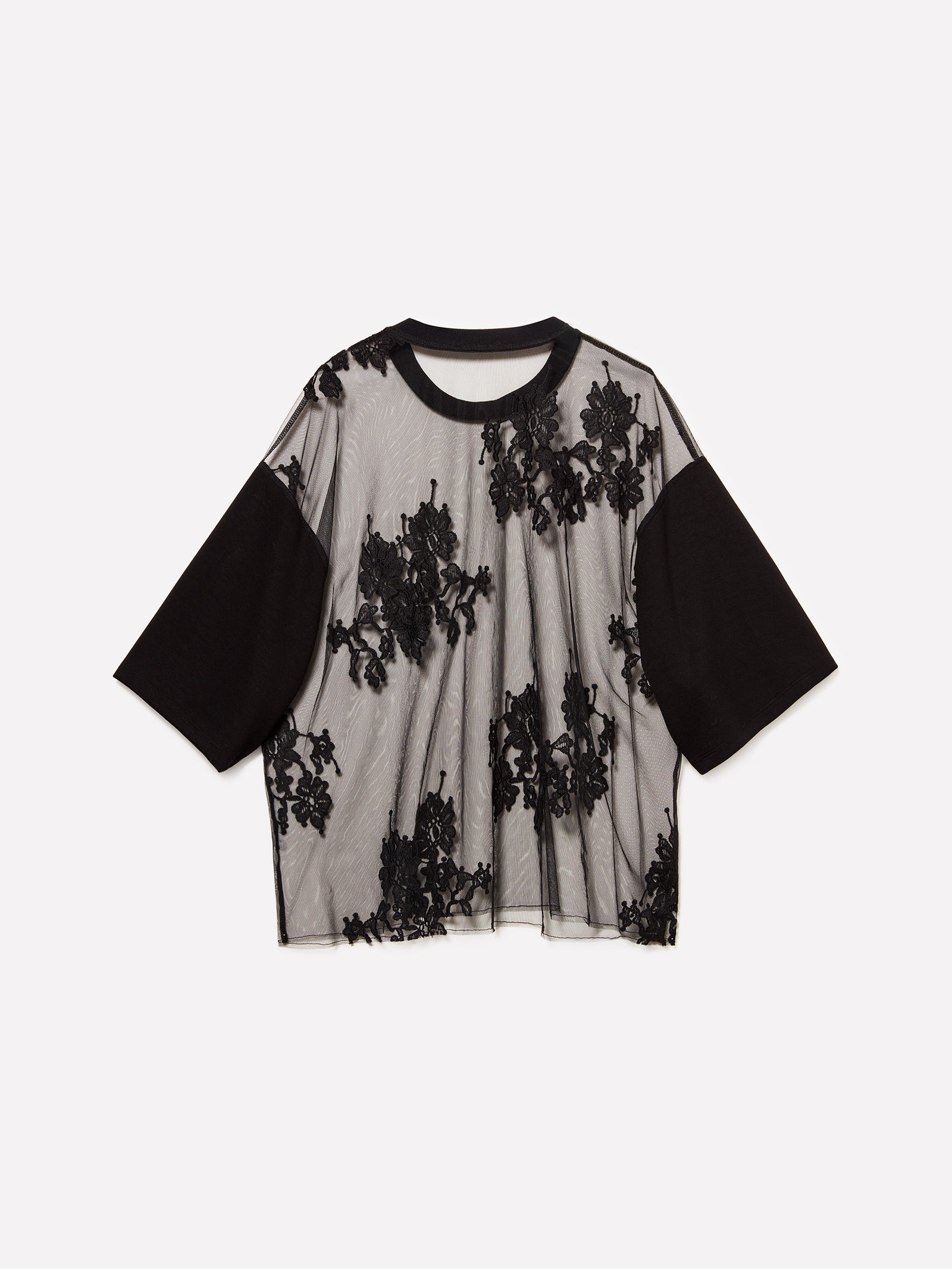 T-shirt in pizzo da donna nero 2 | Sisley Outlet