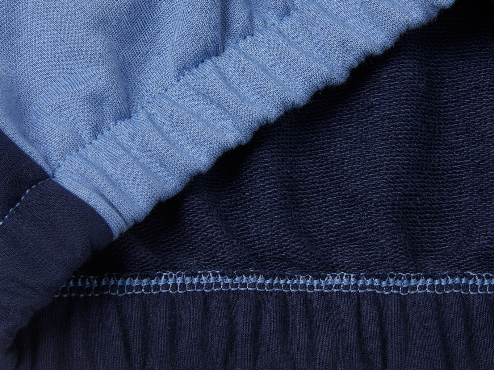 Felpa color block con stampa da bimba blu 3 | Benetton Outlet