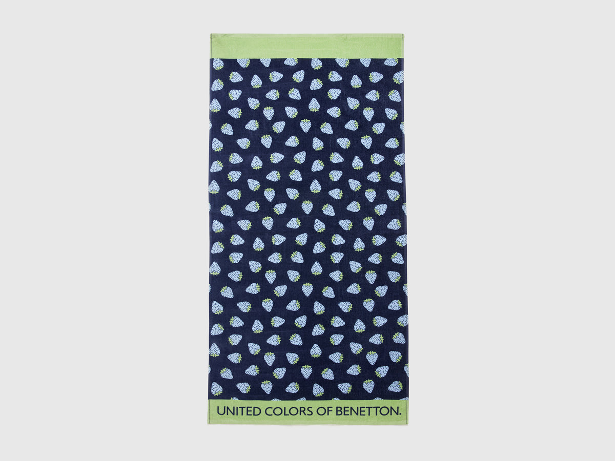 Telo mare con pattern fragole