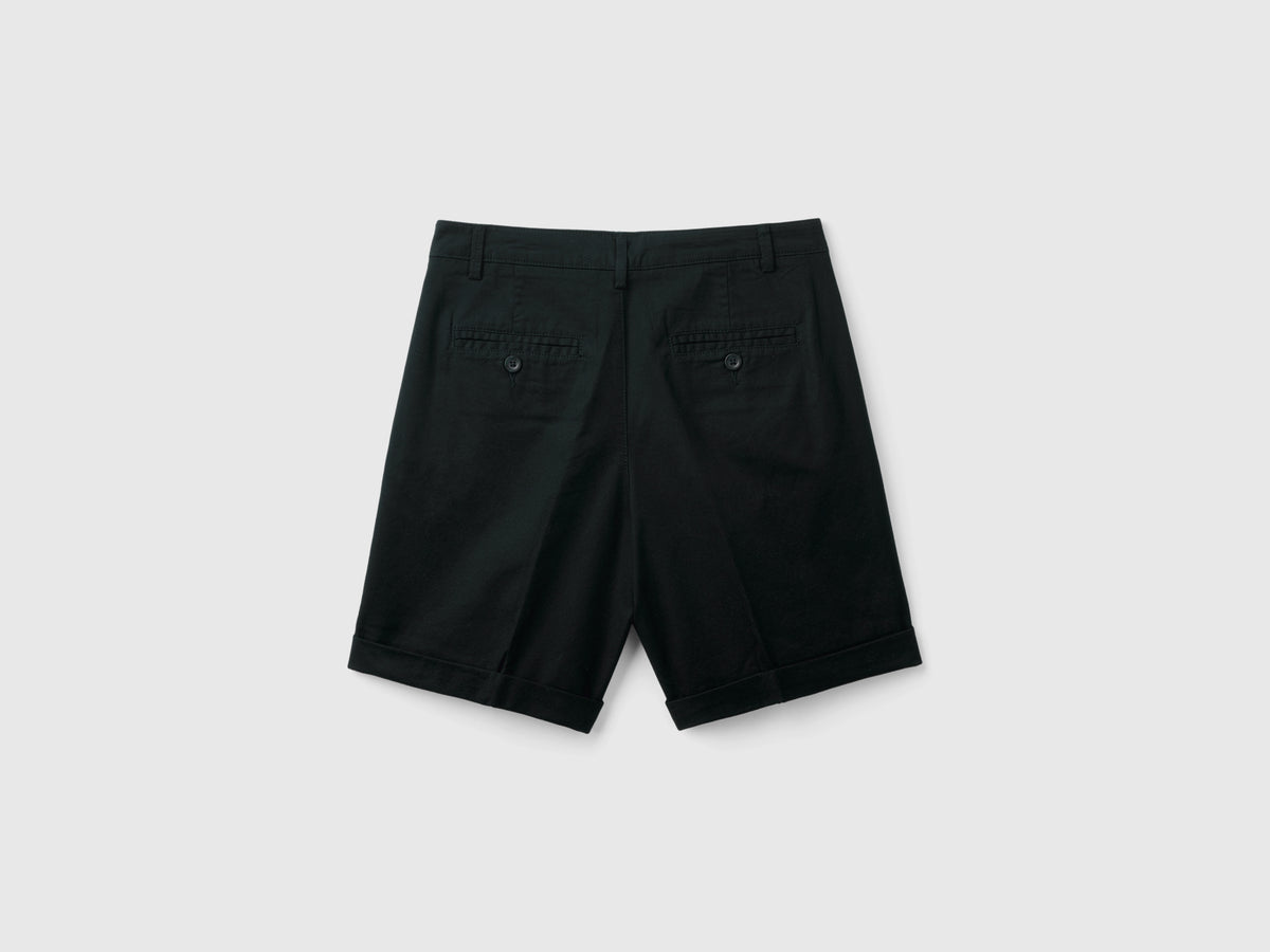 Bermuda in cotone elasticizzato