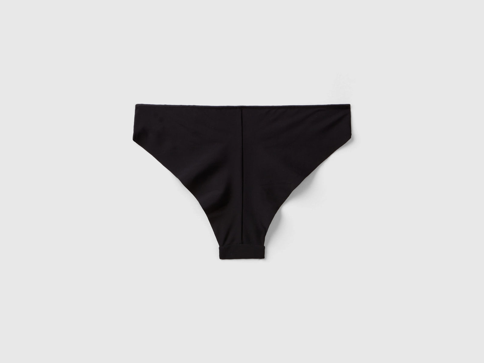 Brasiliana senza cuciture da donna nero 2 | Benetton Outlet