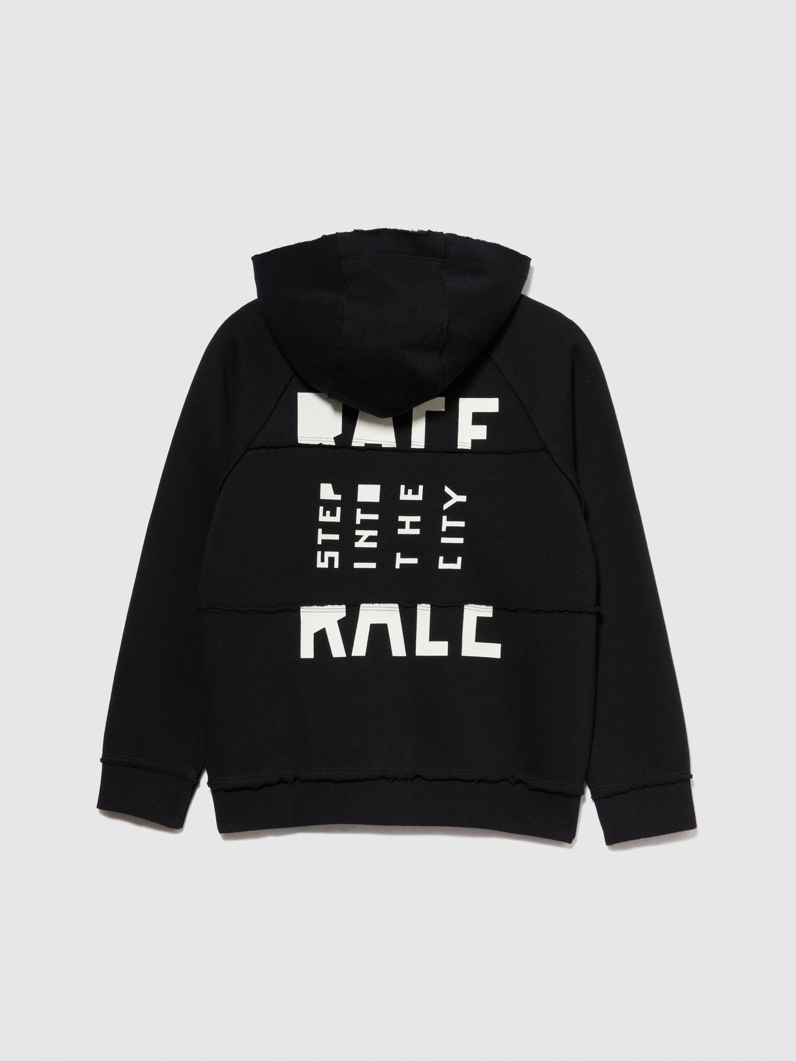 Felpa over con stampa da bambino nero 2 | Sisley young Outlet