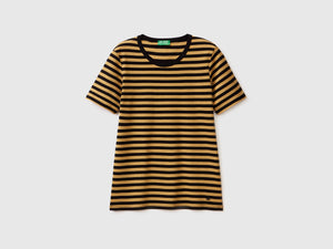 T-shirt girocollo a righe