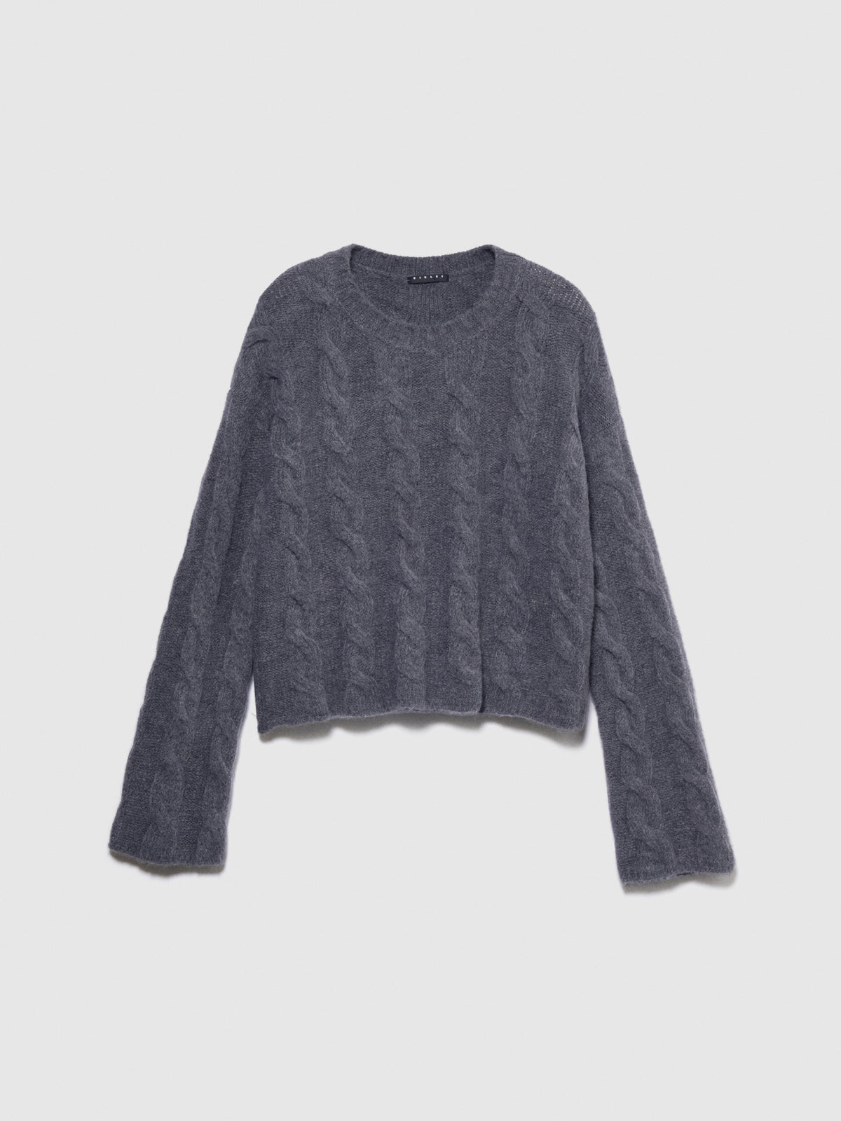 Maglia cropped con trecce