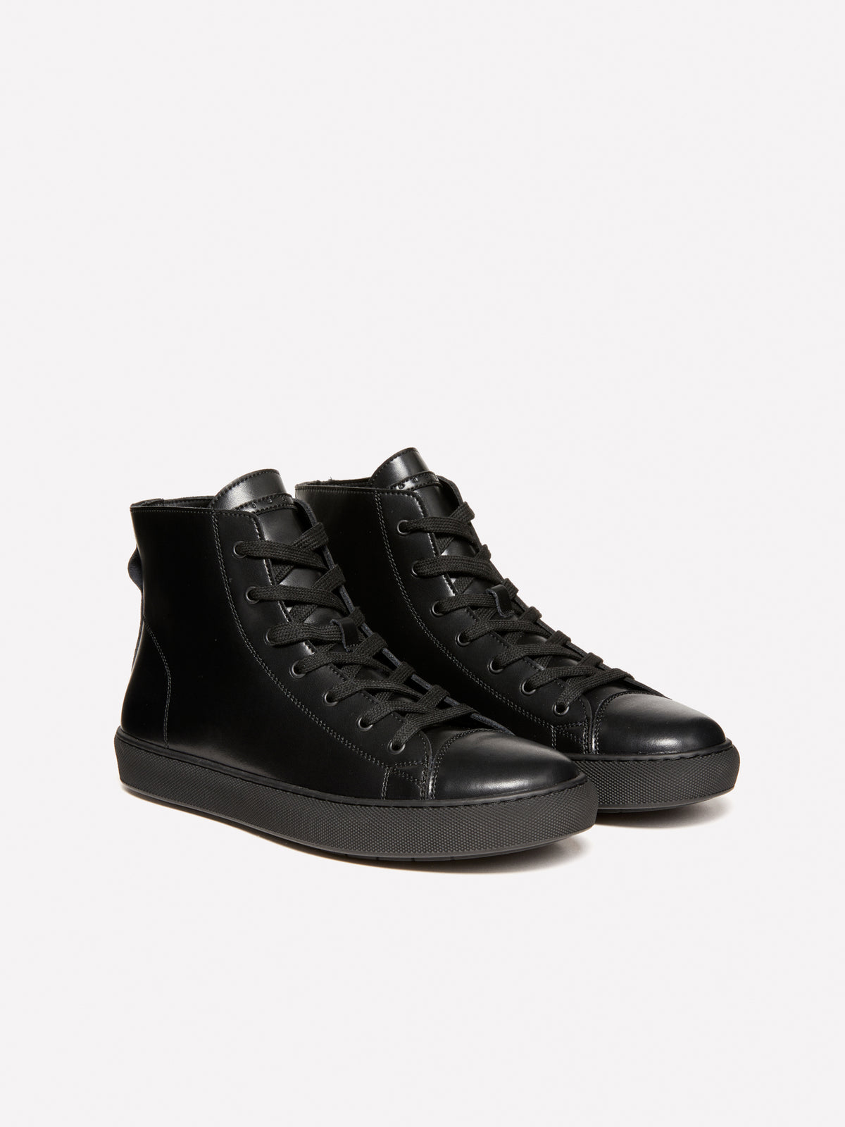 Sneakers alte in pelle