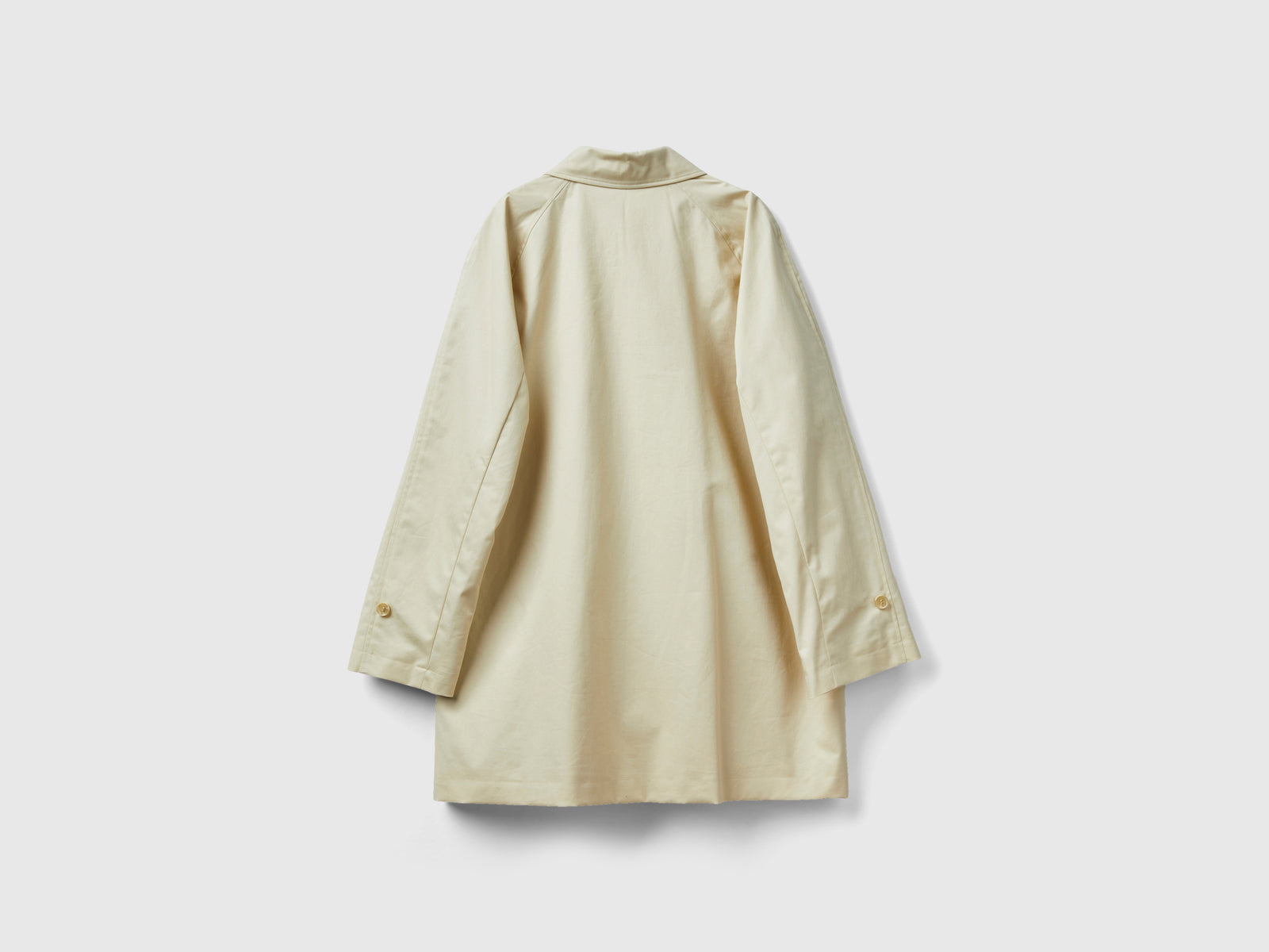 Trench in puro cotone da donna beige 2 | Benetton Outlet