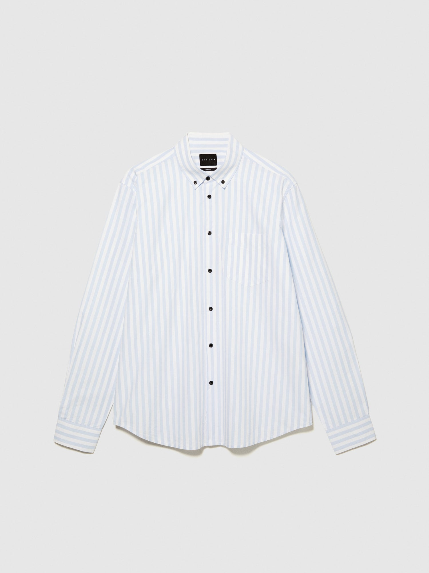 Camicia a righe da uomo azzurro | Sisley Outlet