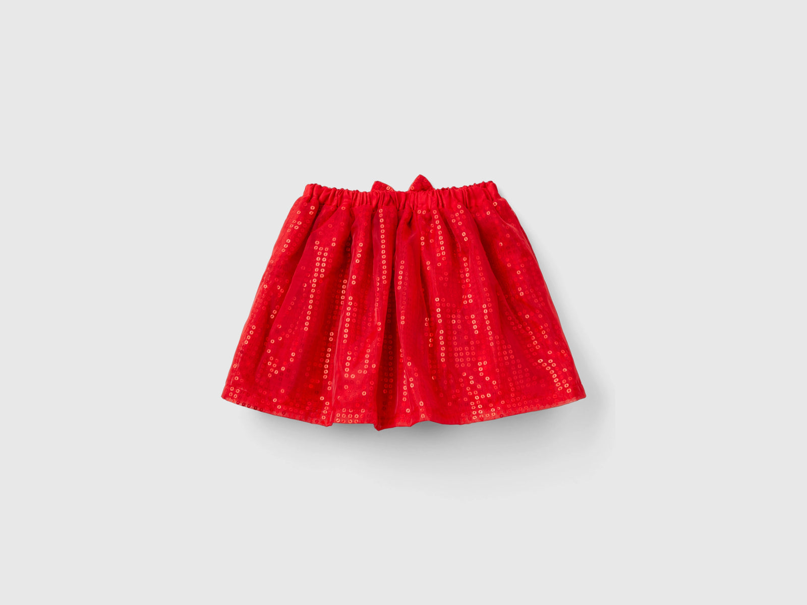 Tulle sequin skirt da bimba rosso 2 | Benetton Outlet