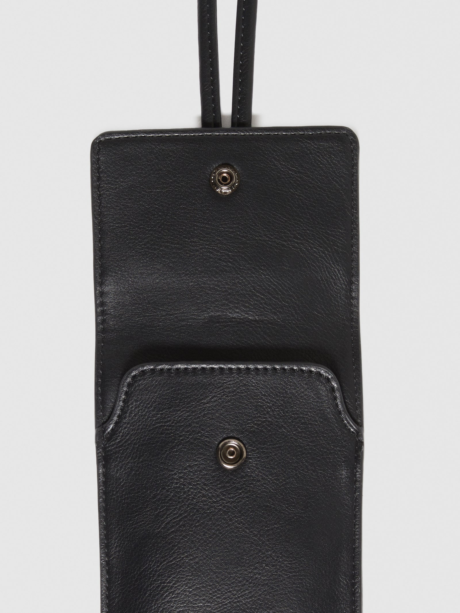 Porta cellulare con corda da uomo nero 2 | Sisley Outlet