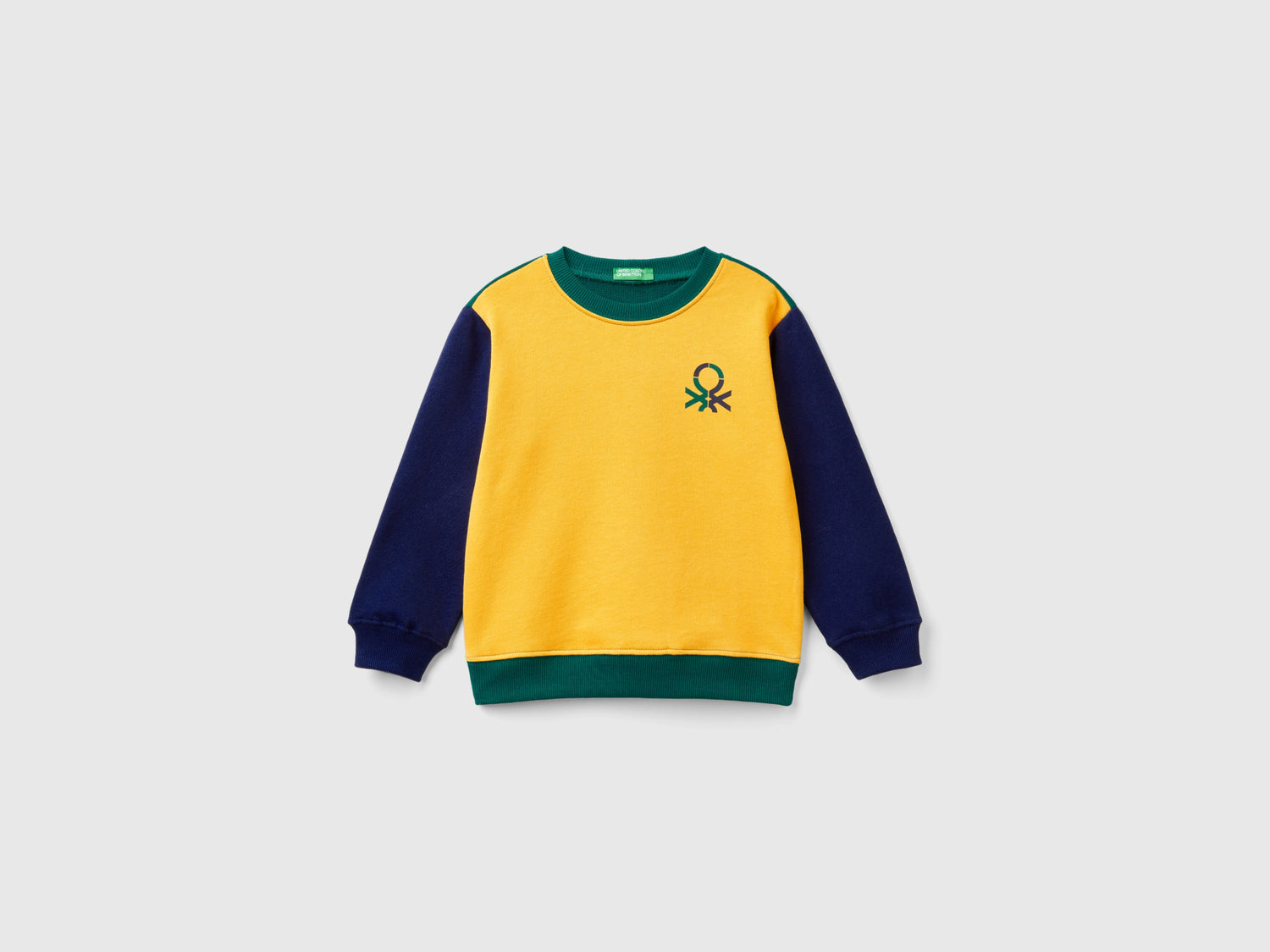 Felpa 100% cotone biologico da bimbo multi-color | Benetton Outlet