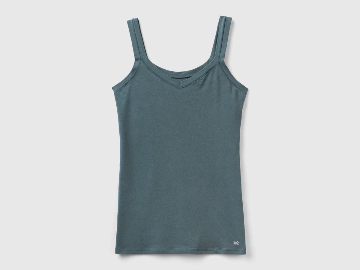 Canotta in cotone bio super stretch