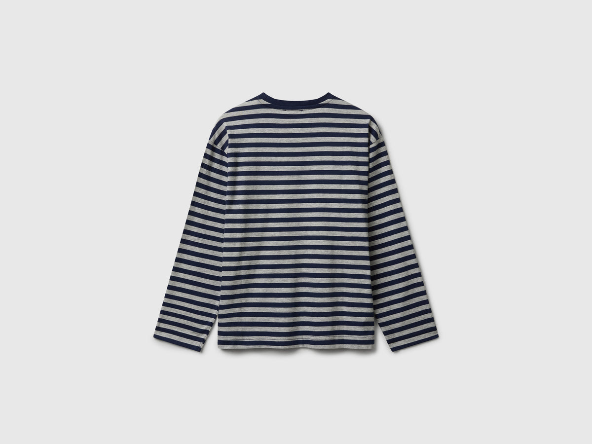 T-shirt manica lunga a righe