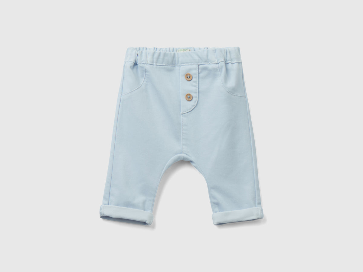 Pantaloni in misto cotone stretch