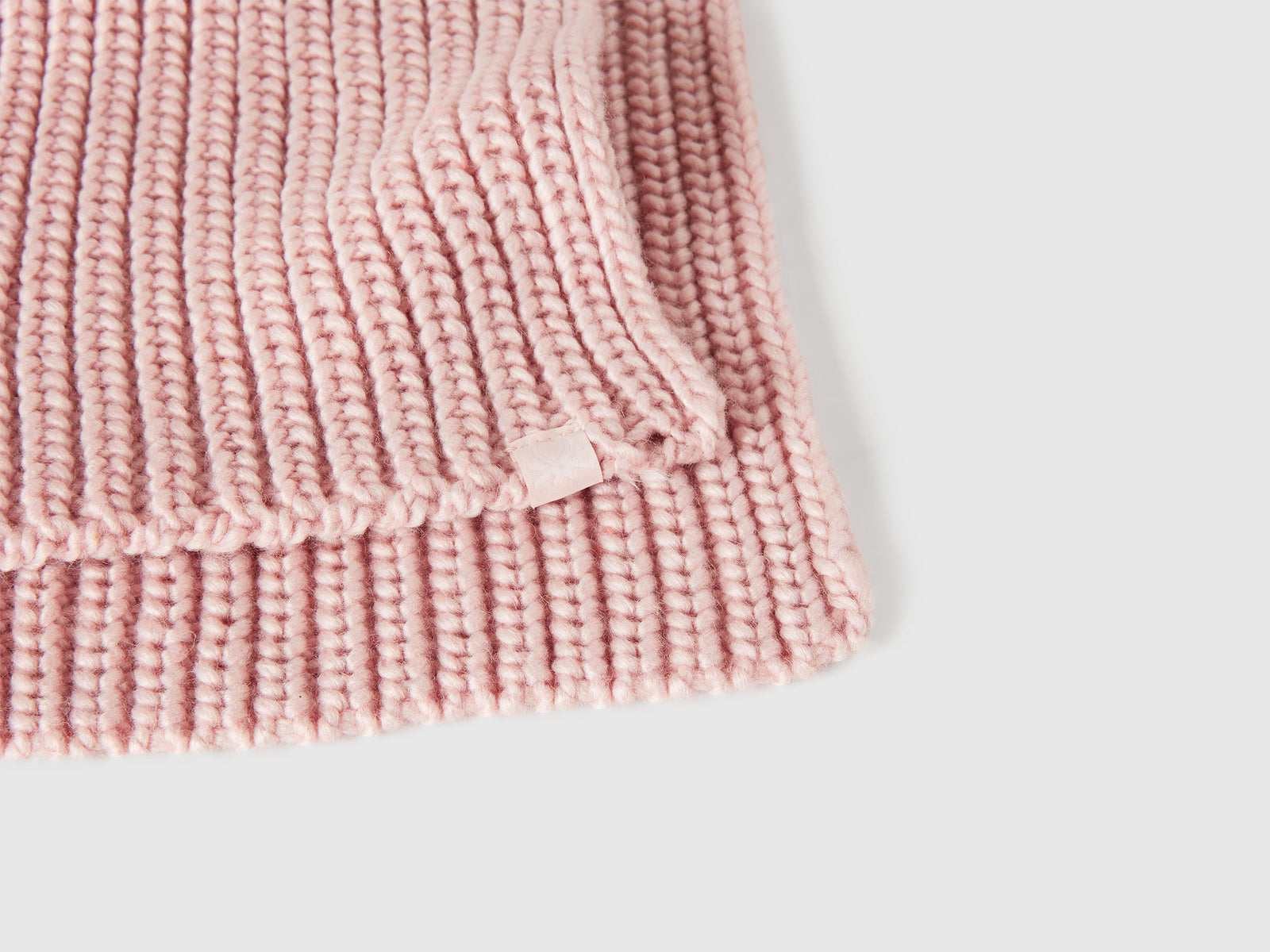 Sciarpa in misto lana da bambino rosa 3 | Benetton Outlet