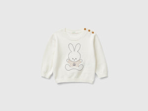 Maglia in misto lana con ricamo