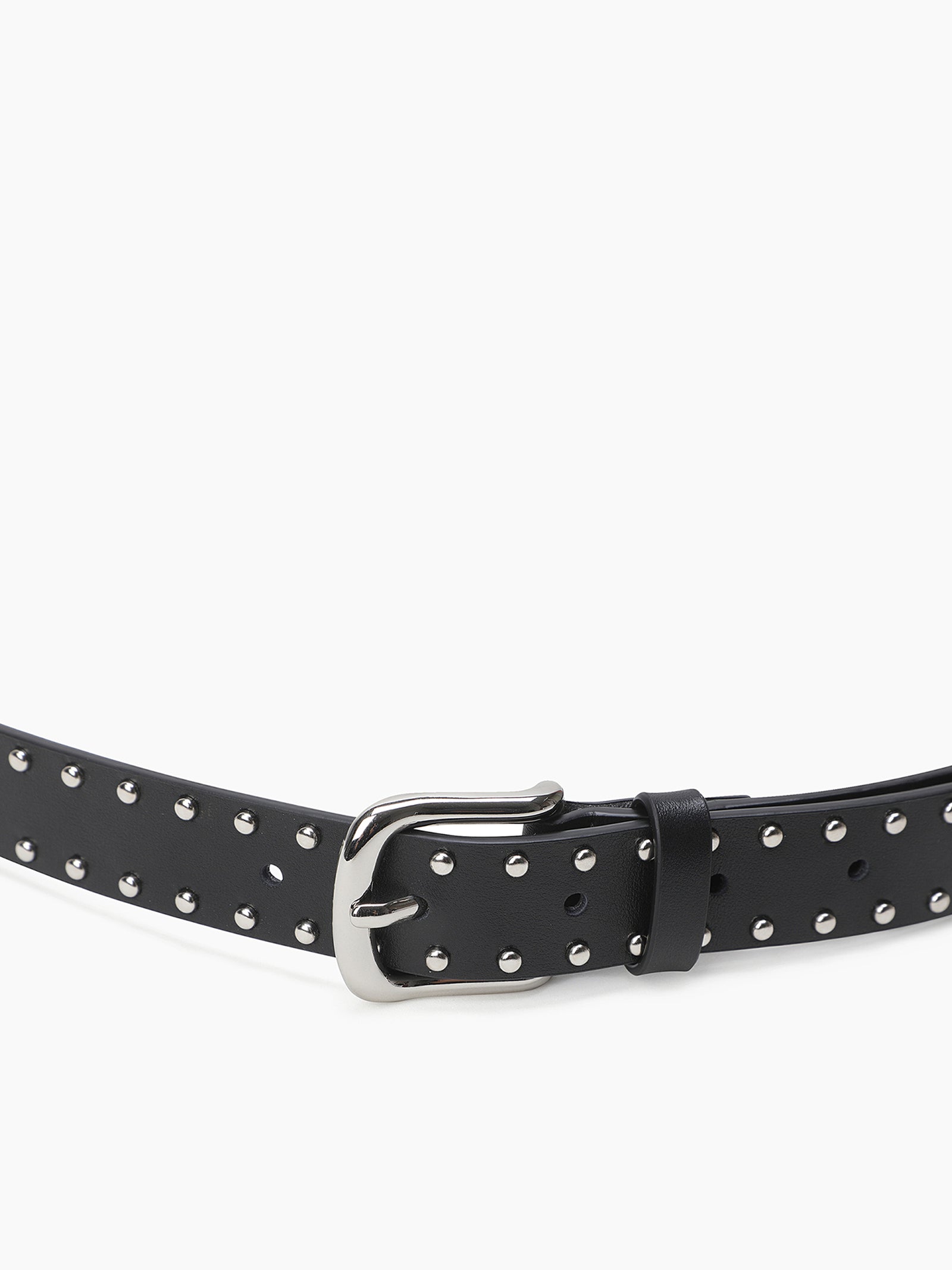 Cintura in pelle con borchiette da donna nero 3 | Sisley Outlet