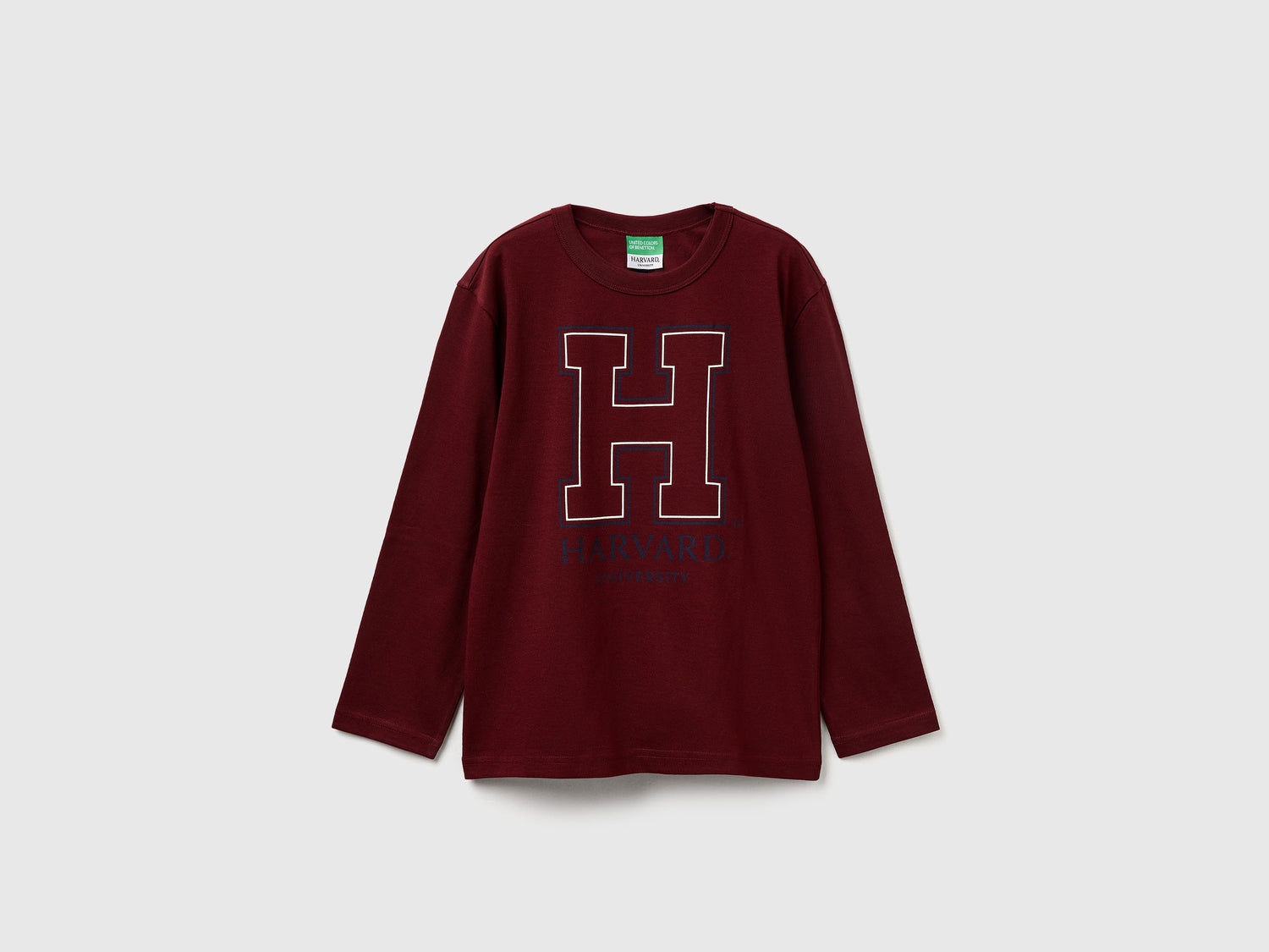 Felpa girocollo ©Harvard University da bambino bordeaux | Benetton Outlet
