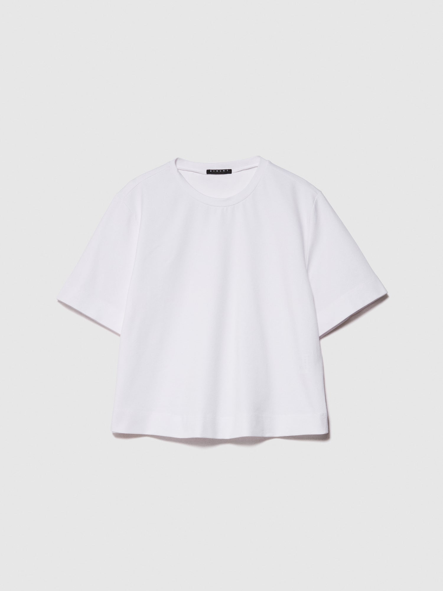 T-shirt boxy fit da donna bianco | Sisley Outlet