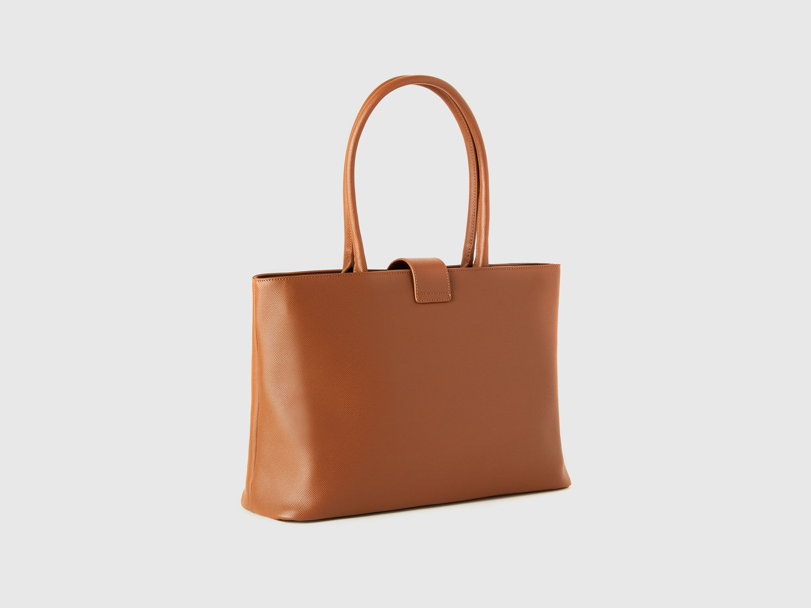 Borsa a spalla con doppio manico da donna marrone 2 | Benetton Outlet