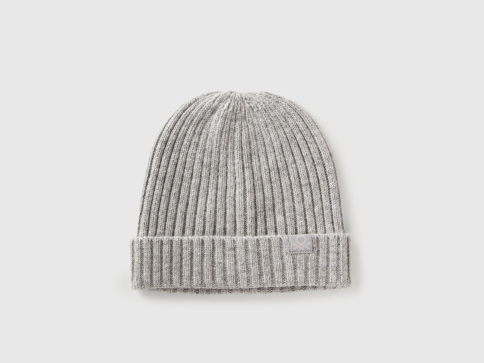Cappellino in misto lana da bimbo grigio chiaro | Benetton Outlet