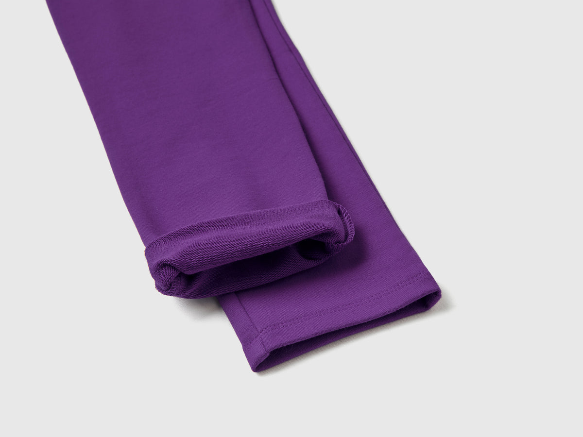 Leggings in felpa stretch