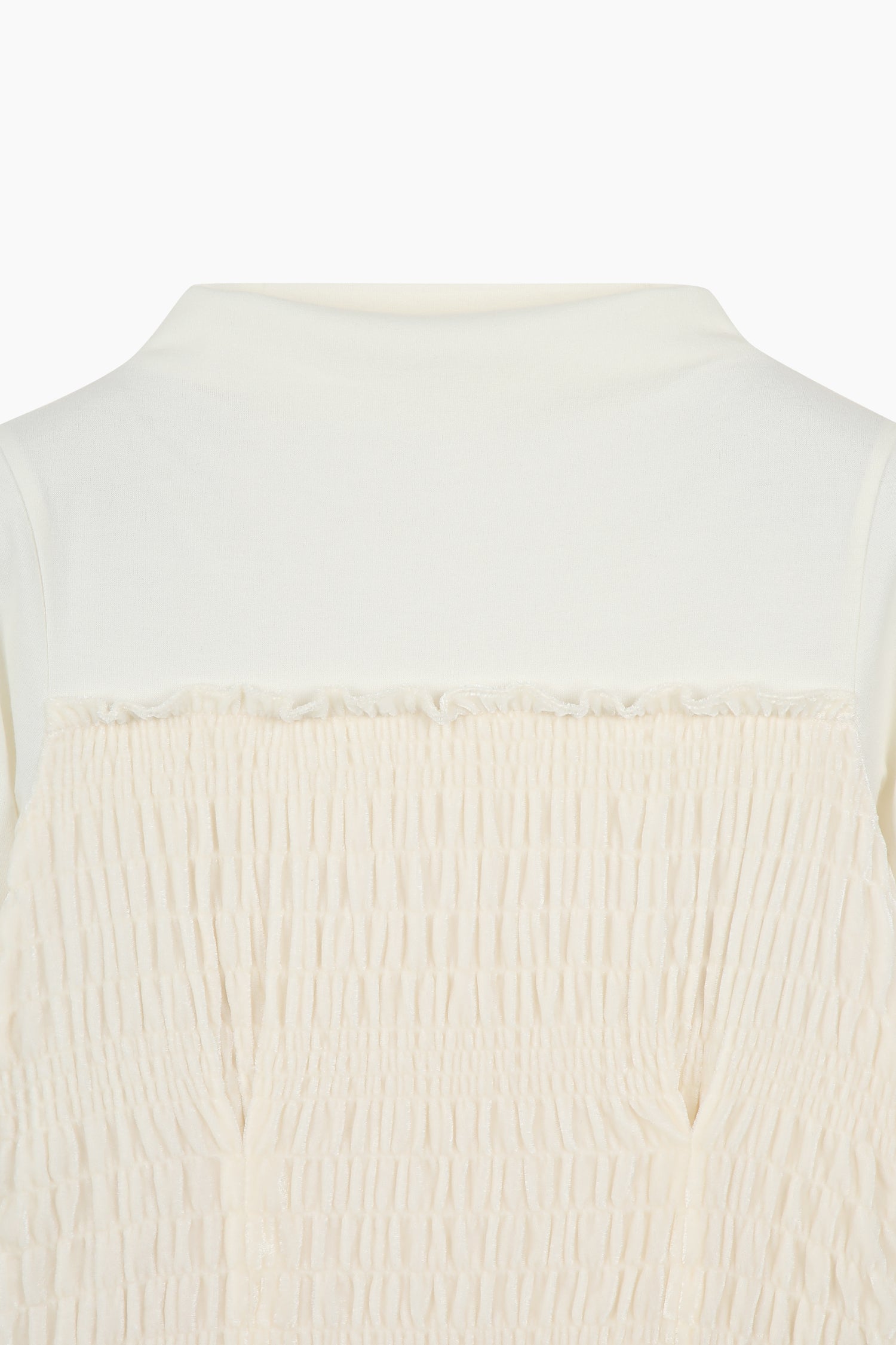 T-shirt in velluto da donna bianco panna 3 | Sisley Outlet