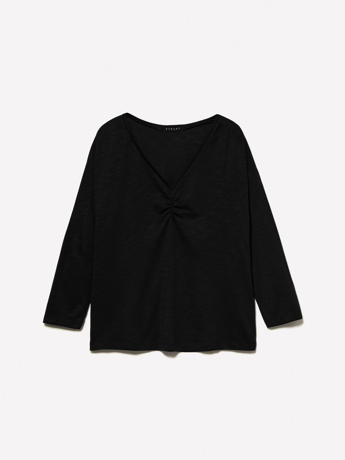 T-shirt con arriccio