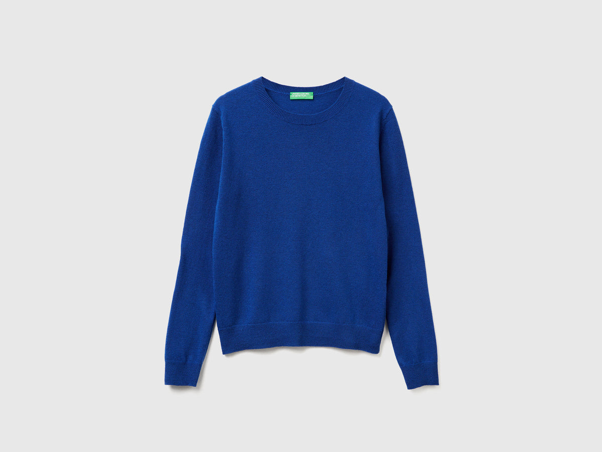 Maglia girocollo in lana Merino