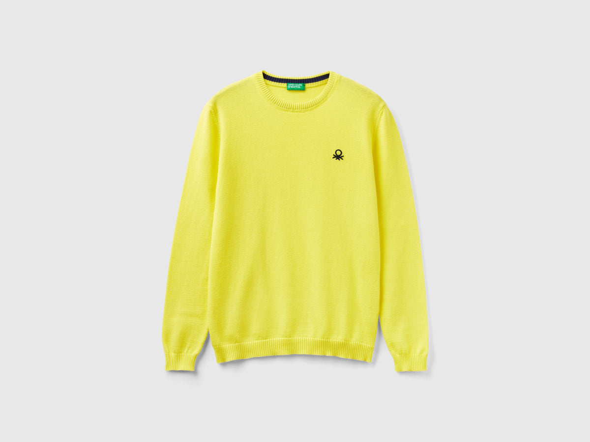Maglia in puro cotone con logo