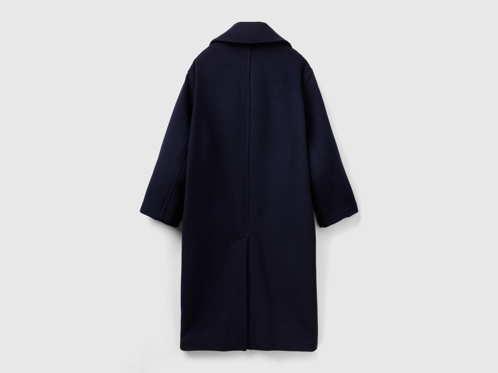 Cappotto con patch fiori da donna blu scuro 2 | Benetton Outlet
