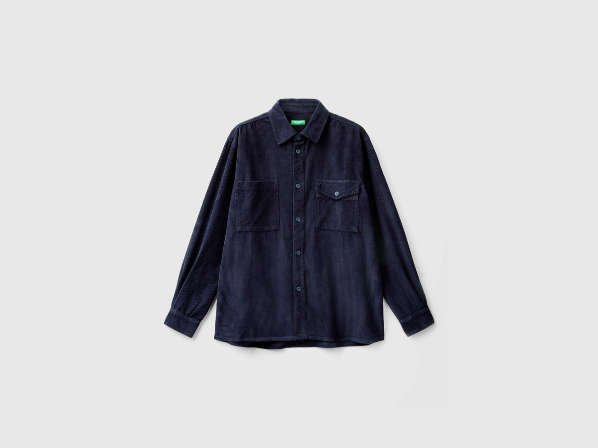 Camicia in velluto a costine