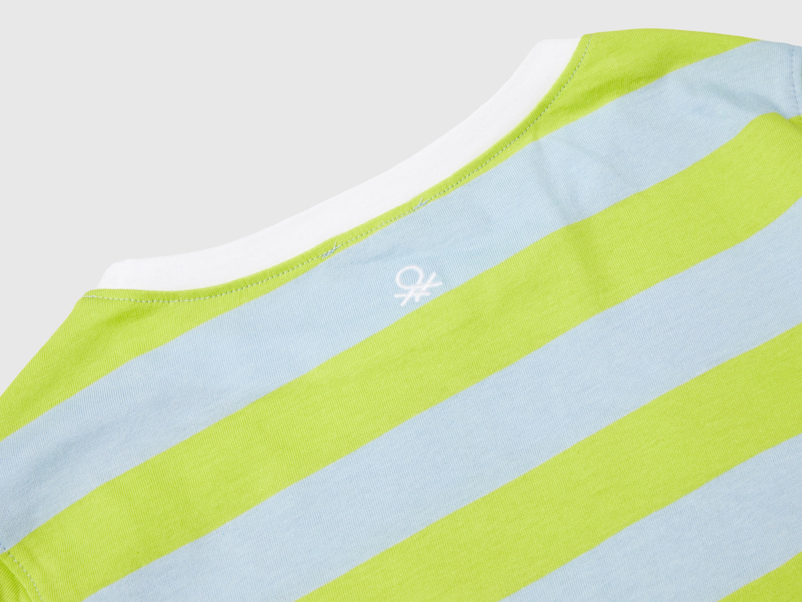 Maglietta a righe con slogan da bambino multi-color 2 | Benetton Outlet