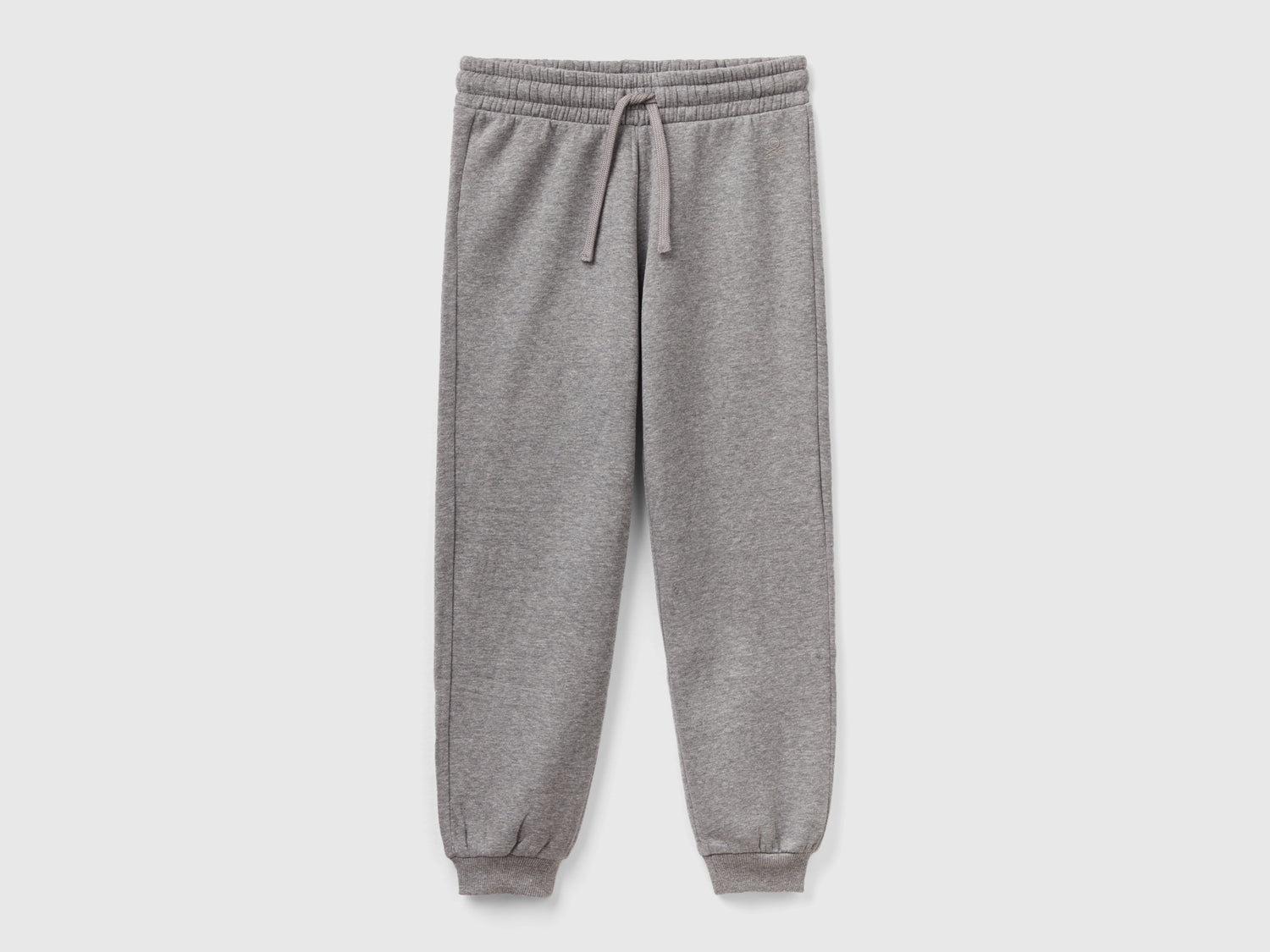 Joggers in felpa con coulisse da bambina grigio scuro | Benetton Outlet