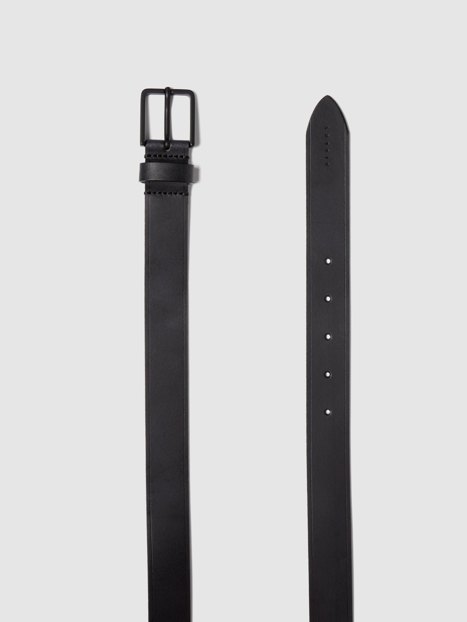 Cintura in pelle da uomo nero 2 | Sisley Outlet